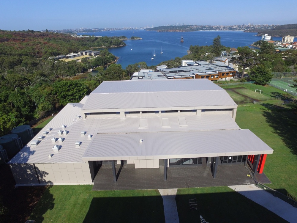 Aerial Shot - New Hall