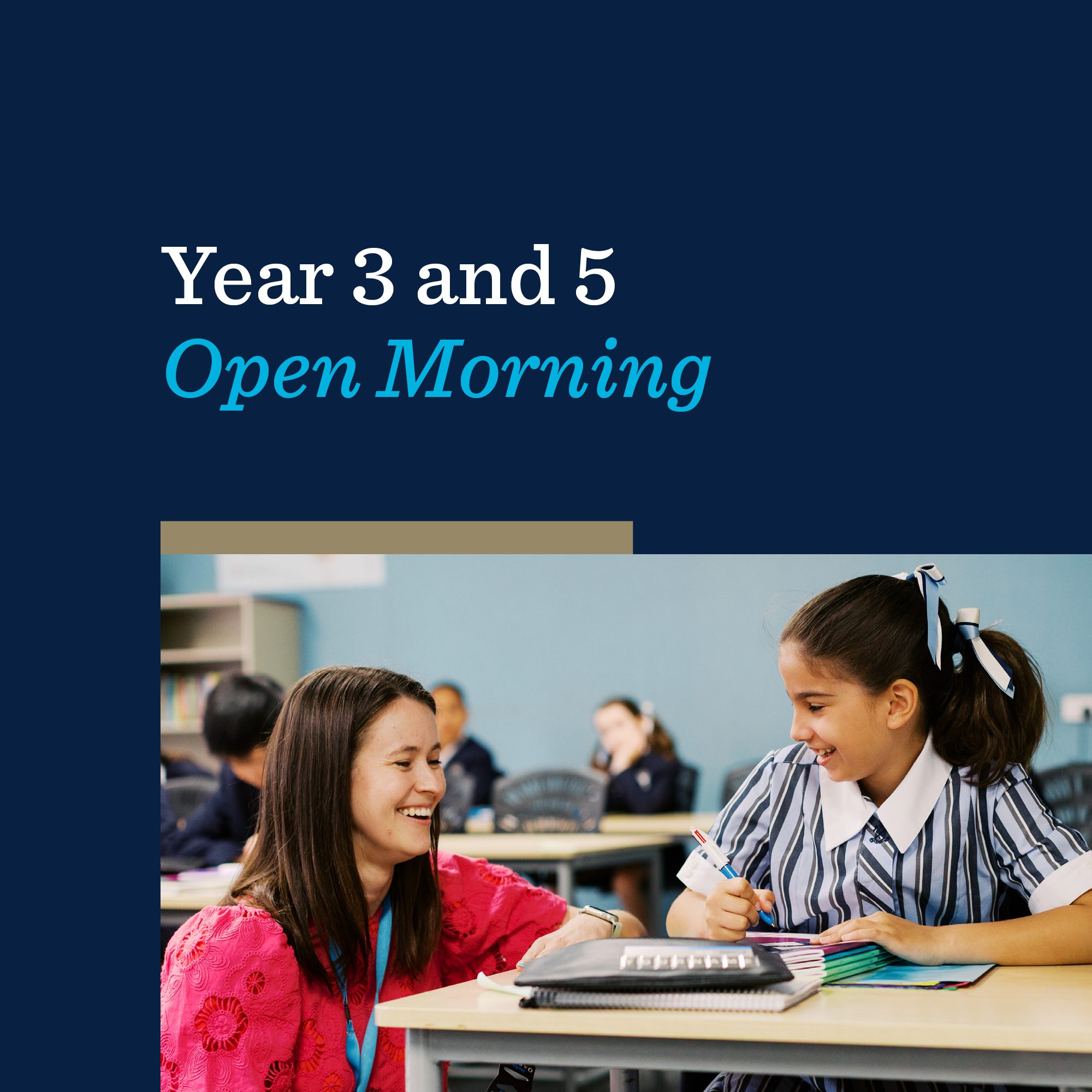 ST ANDREW'S CATHEDRAL SCHOOL - Year 3 & 5 Open Morning