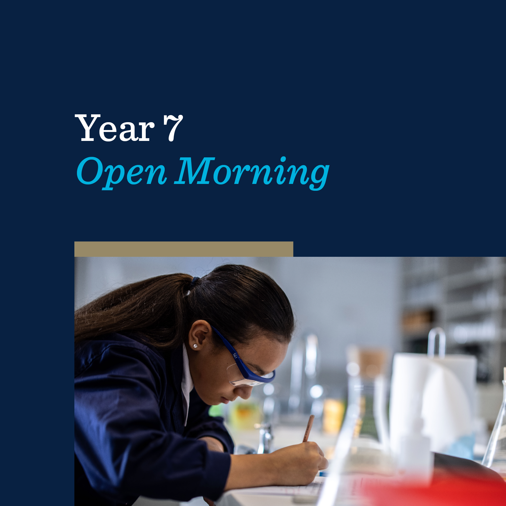 ST ANDREW'S CATHEDRAL SCHOOL - Year 7 Open Morning