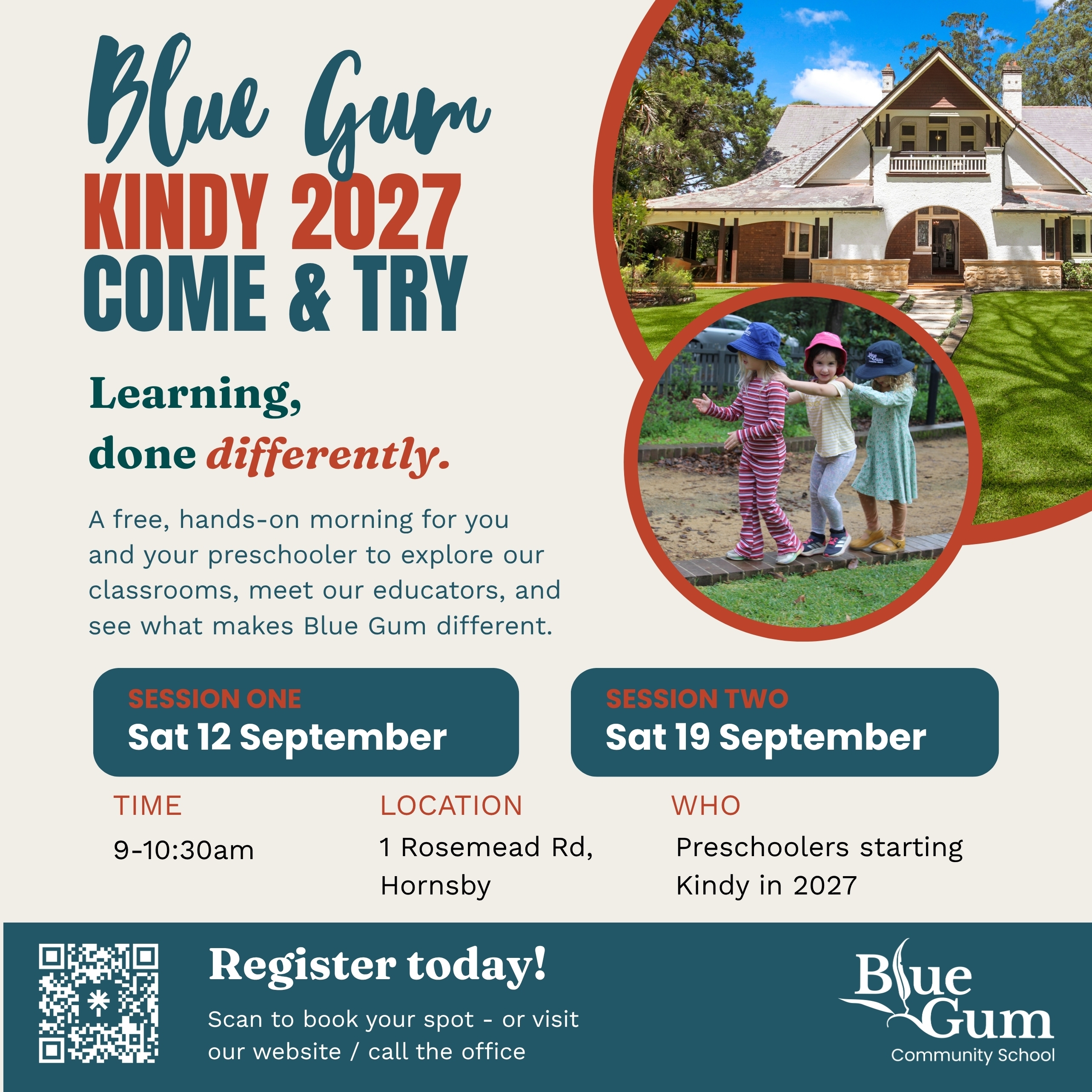 Kindy 2027 - 'Come and Try' Hands-on Workshop