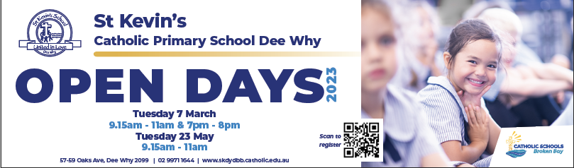 Banner 2023 Open Day St Kevins Dee Why.png