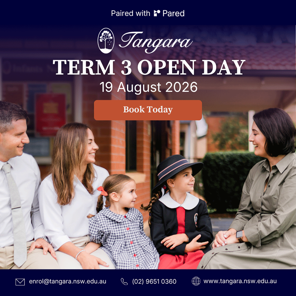 TANGARA SCHOOL - Open Day (Infants only)