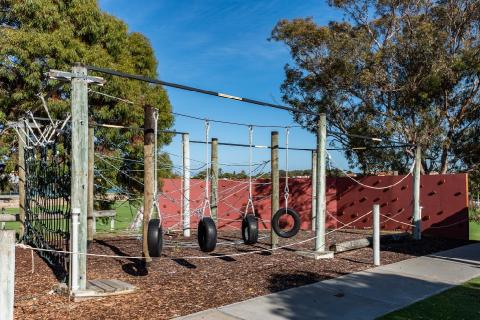Low Ropes course at St Mark's Anglican Community School