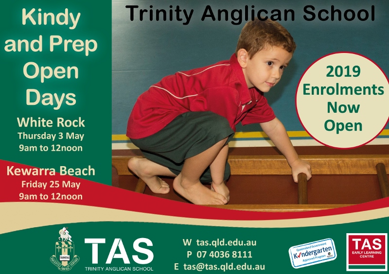 Kindy and Prep Open Day May 3 800x564